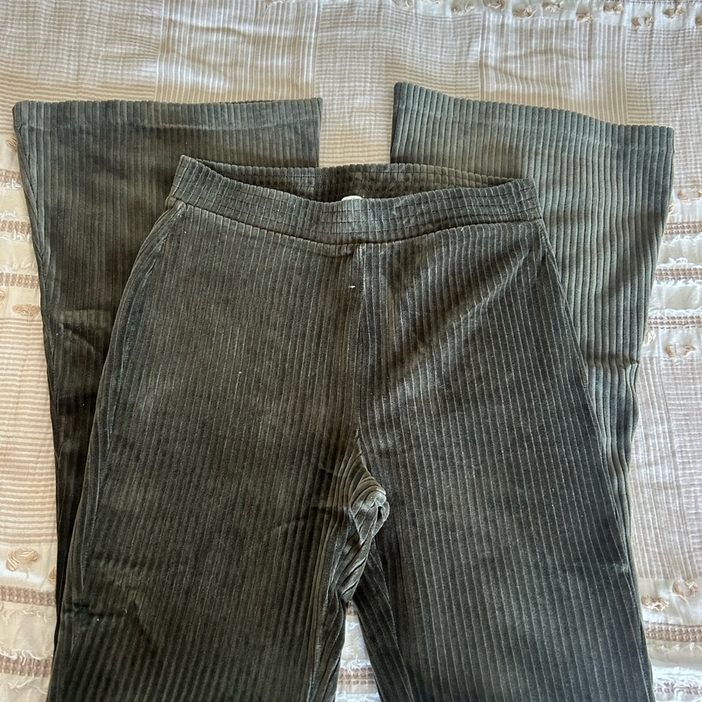 Striped Corduroy Pants
